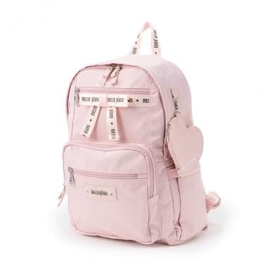 約21L ハートポーチつきロゴリボンリュック