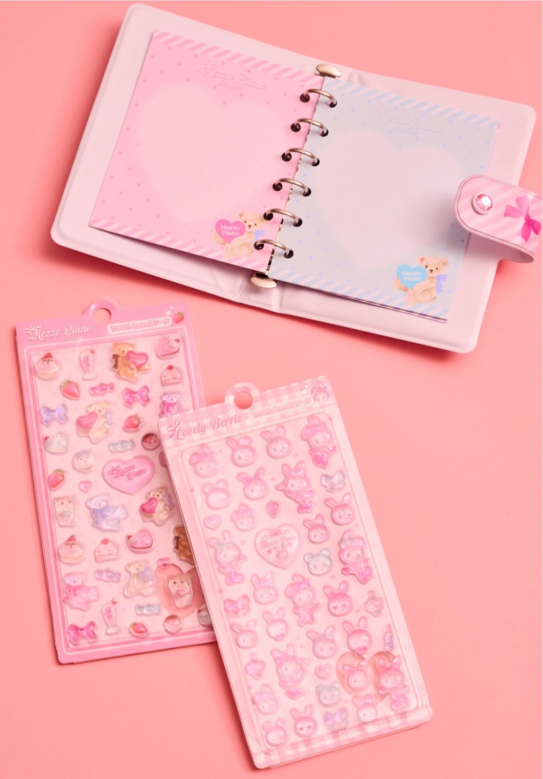 4ブランド同時発売】ちゅるん kawaii シール帳｜お気に入りを見つけて