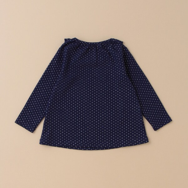 ラメドット長袖Tシャツ(80cm 紺): ベビー - ナルミヤ オンライン公式サイト ラメドット長袖Tシャツ(80cm 紺): ベビー - ナルミヤ オンライン公式サイト