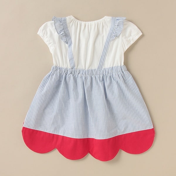 Narumiya Online ナルミヤ オンラインの公式通販サイトさくらんぼワンピース 80 サックス キッズ