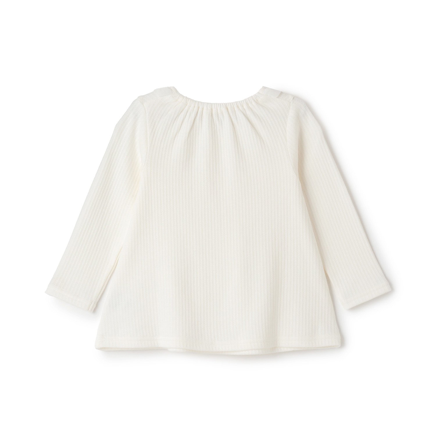 シェリエ　ホワイトフリル長袖シャツ UIM0010-01.jpg