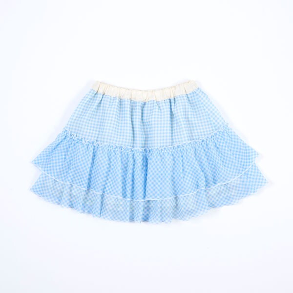 スイートピープリントのリバーシブルスカート(140)(140cm ブルー スイートピープリントのリバーシブルスカート(140)(140cm ブルー