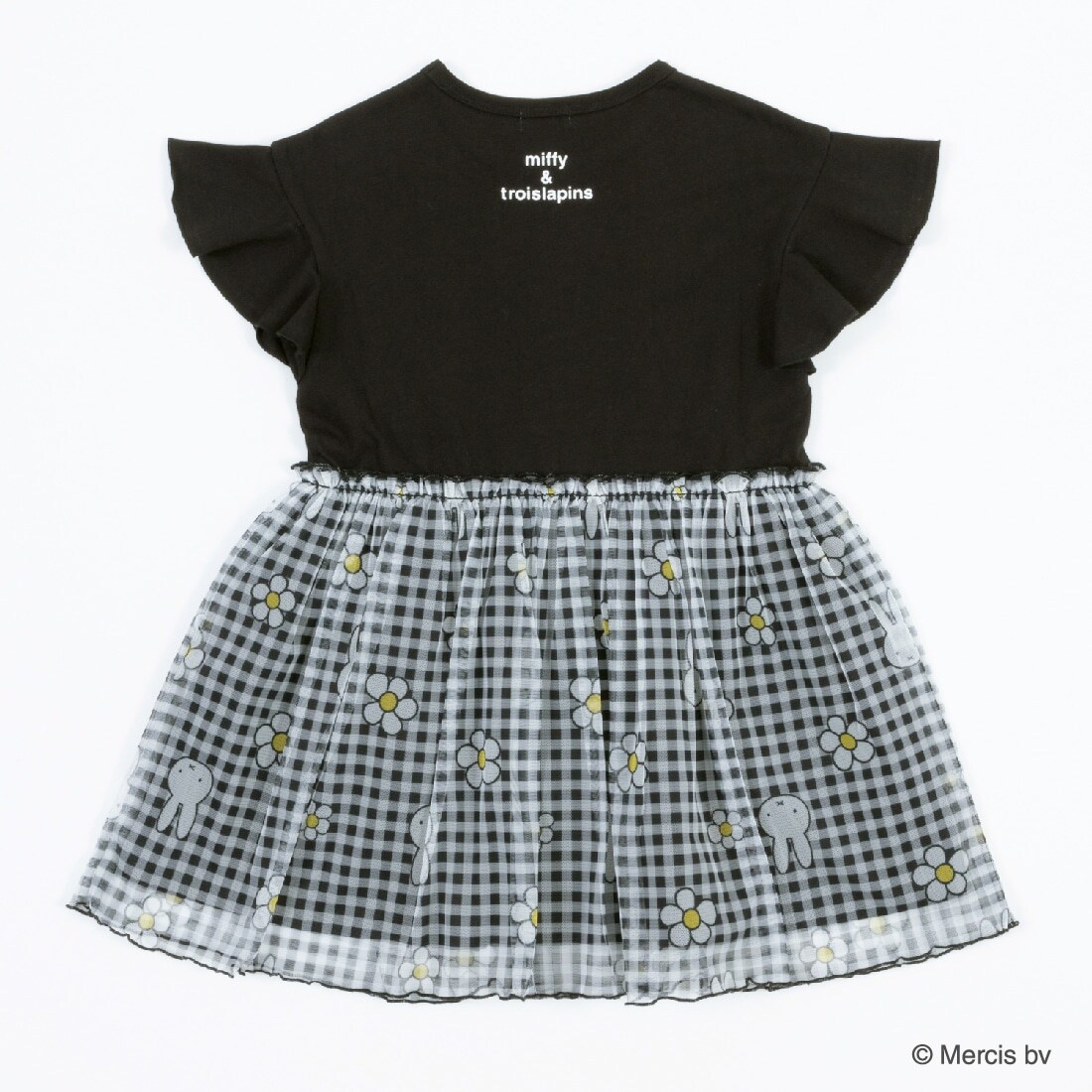 miffy/ミッフィーコラボ 切替えワンピース(100～130)(100cm 黒