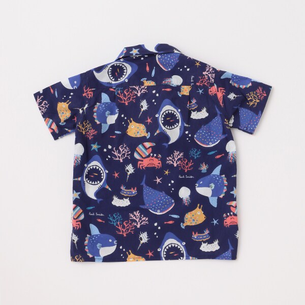 【超美品/お値下げ中】Paul Smith 子供用シャツ（90cm） Drawn by PAUL BIRD 半袖Tシャツ(90cm 紺): キッズ - ナルミヤ