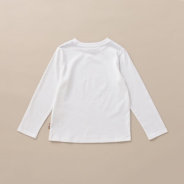 NARUMIYA ONLINE｜ナルミヤ オンラインの公式通販サイトゼブラペインティング 長袖Tシャツ(110 白): キッズ