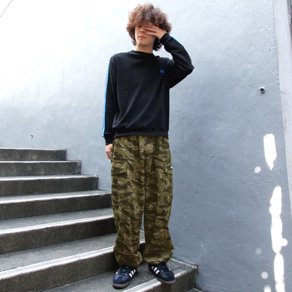 ワイドカーゴパンツ(S(150cm) チャコール): ジュニア - ナルミヤ
