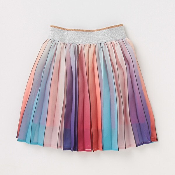 Narumiya Online ナルミヤ オンラインの公式通販サイトマルチカラーストライプスカート 80 マルチ ベビー