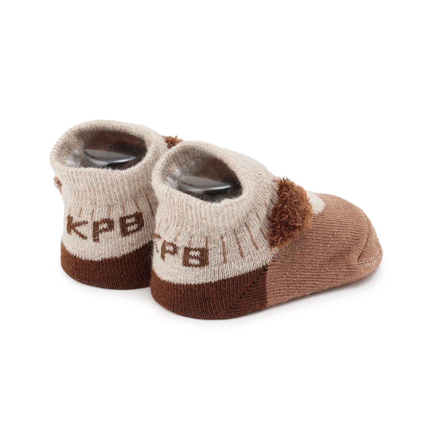クマ BABYソックス(7-8cm トップ グレー): 新生児 - ナルミヤ