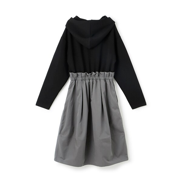 AMI】【WEB限定】ドッキングバルーンワンピース(M(150cm) 黒