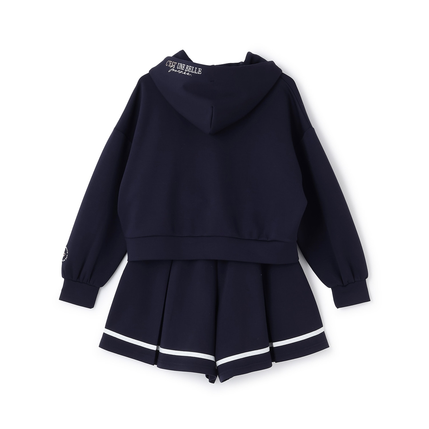 ダンボールセットアップ(S(140cm) 紺): ジュニア - ナルミヤ