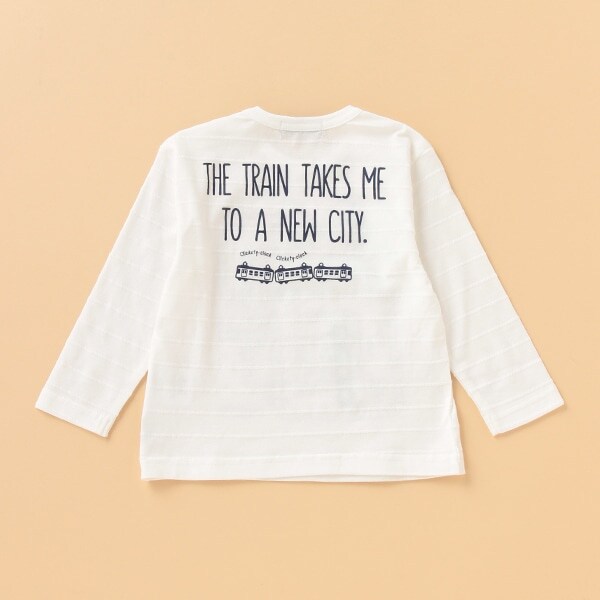 抗菌防臭 電車マップTシャツ