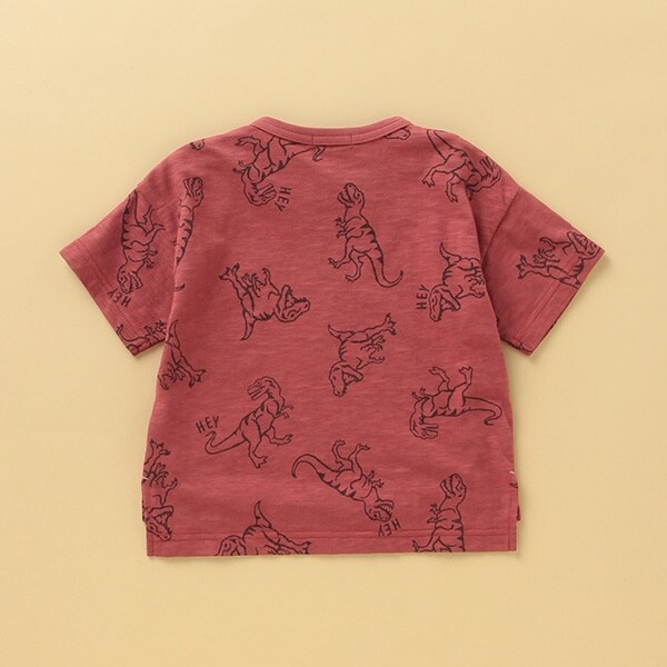 Narumiya Online ナルミヤ オンラインの公式通販サイト恐竜柄tシャツ 90 薄カーキ キッズ