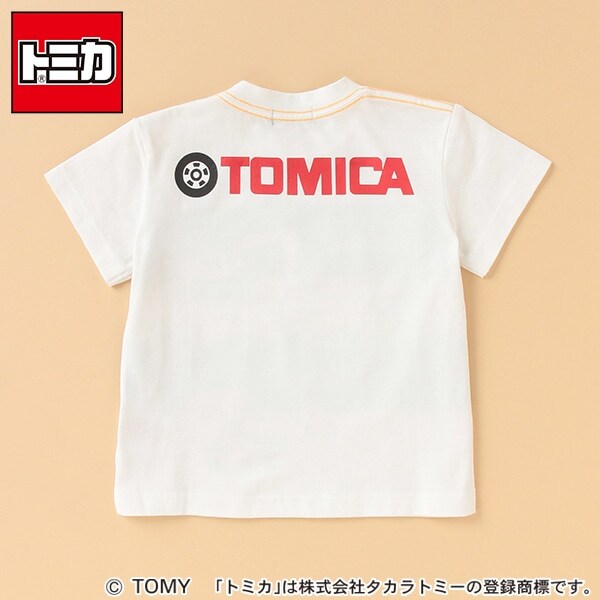 Narumiya Online ナルミヤ オンラインの公式通販サイト トミカ 働く車半袖tシャツ 90 オフ ホワイト キッズ
