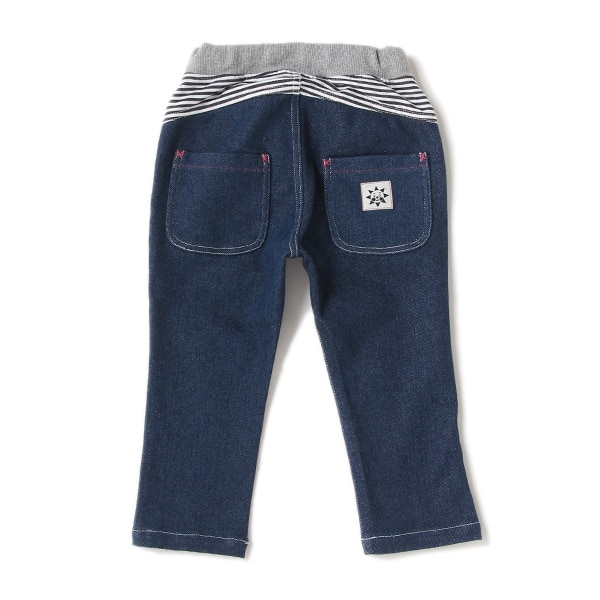 ノージーのひらめき工房コラボイージーデニムパンツ(80 紺): キッズ