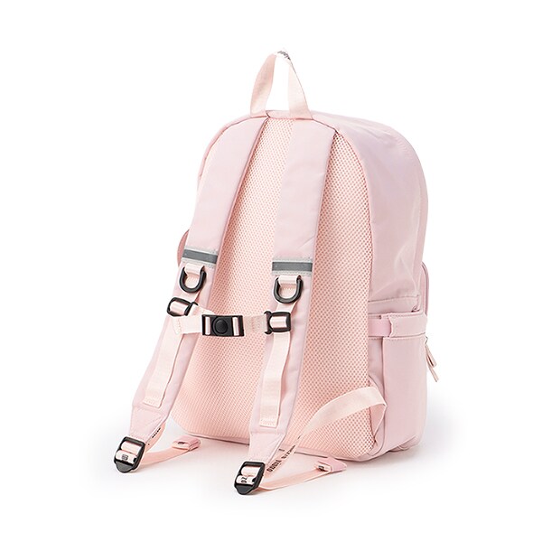 【未使用✨】ゲラルディーニ ロゴ総柄 リュック ロゴ金具 レザー ピンクベージュ 未使用✨】ゲラルディーニ ロゴ総柄 リュック ロゴ金具 レザー