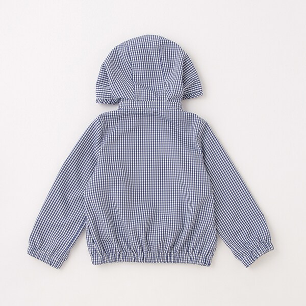 【販路限定商品】ギンガムフリルウインブレ