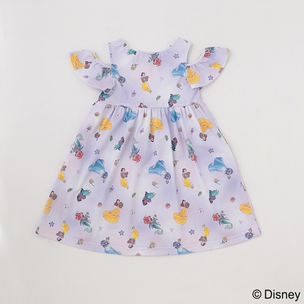 Disney100】カットワンピース(100cm ラベンダー): キッズ