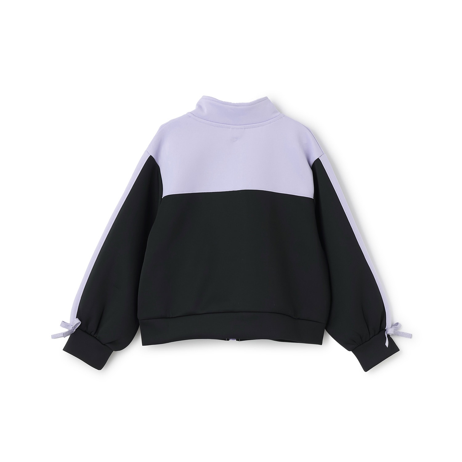 【myumi 】23区 ジャケット ブラック サイズ48 3L ストライプ トラックジャケット(M(115-125cm) 黒): キッズ - ナルミヤ