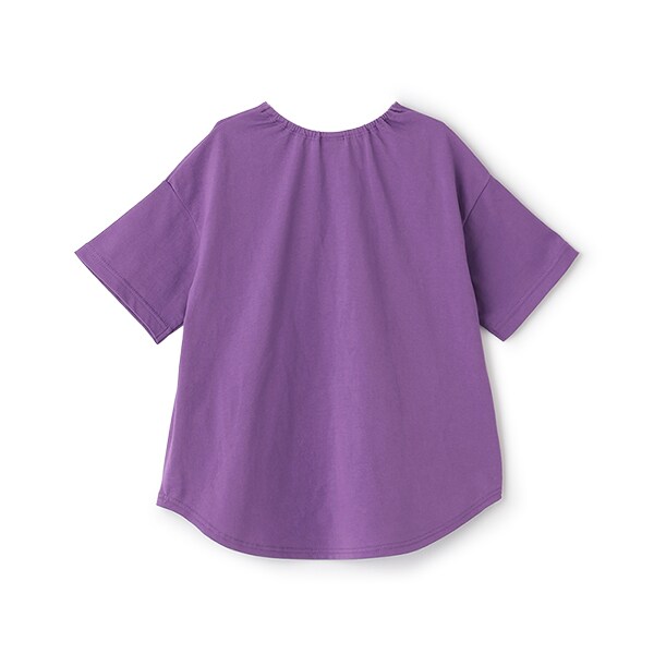 GOODPRICE】ローズプリントTシャツ(M(115-125cm) ライト ブルー