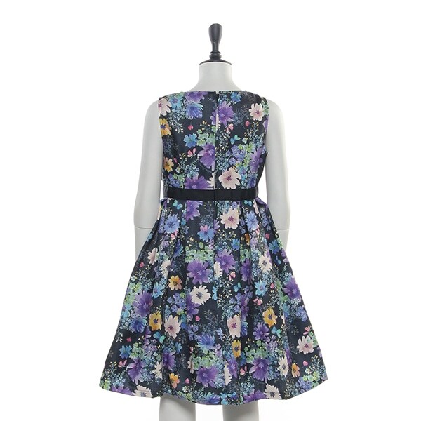 Narumiya Online ナルミヤ オンラインの公式通販サイト 4泊5日 アナスイ ミニ パーティー レンタル品 草花総柄ワンピース 日本製 ランクa M 1 紺 キッズ