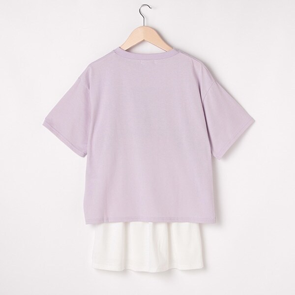 美品【メゾピアノ】　Tシャツ・スカート　セットアップ　120 mezzo piano メゾピアノ Tシャツとスカートのセットアップ 120