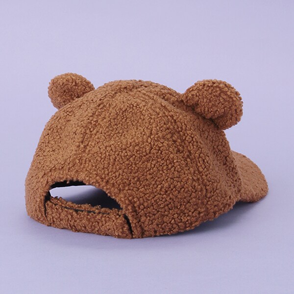 クマ耳ボアキャップ(M(54-56cm) 黒): ジュニア - ナルミヤ