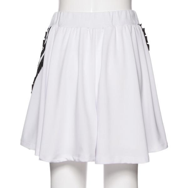 NARUMIYA ONLINE｜ナルミヤ オンラインの公式通販サイトサイドライン入りキュロットスカート(120 白): ジュニア