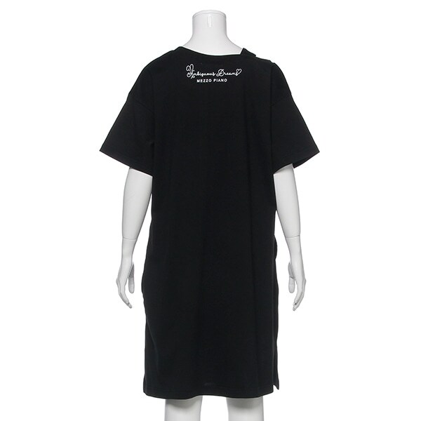【PEANUTSコラボ】 オーガビッツ 肩ベルトつきTシャツワンピース