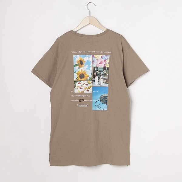 Narumiya Online ナルミヤ オンラインの公式通販サイトバックフォトプリントtシャツワンピース Ss 130 アイボリー ジュニア