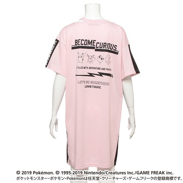 Narumiya Online ナルミヤ オンラインの公式通販サイトポケモン ラインtシャツワンピース S 140 ピンク ジュニア