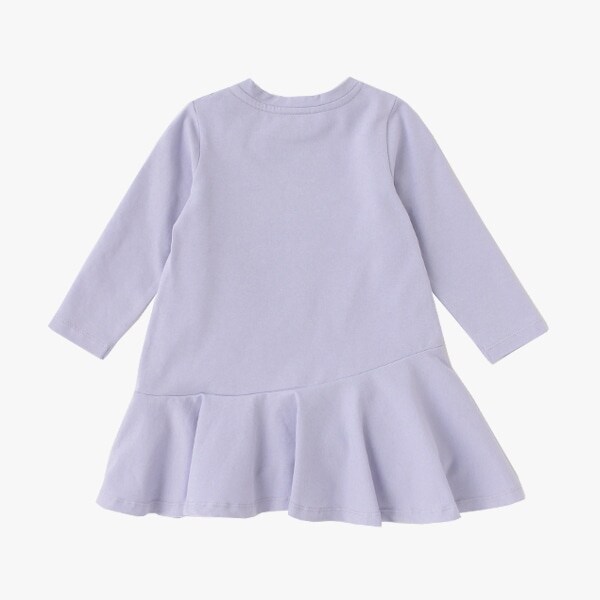 【新品】kate spade kids トロンプイユ ワンピース 150 キッズ トロンプルイユチャームバッグワンピース(90cm サックス