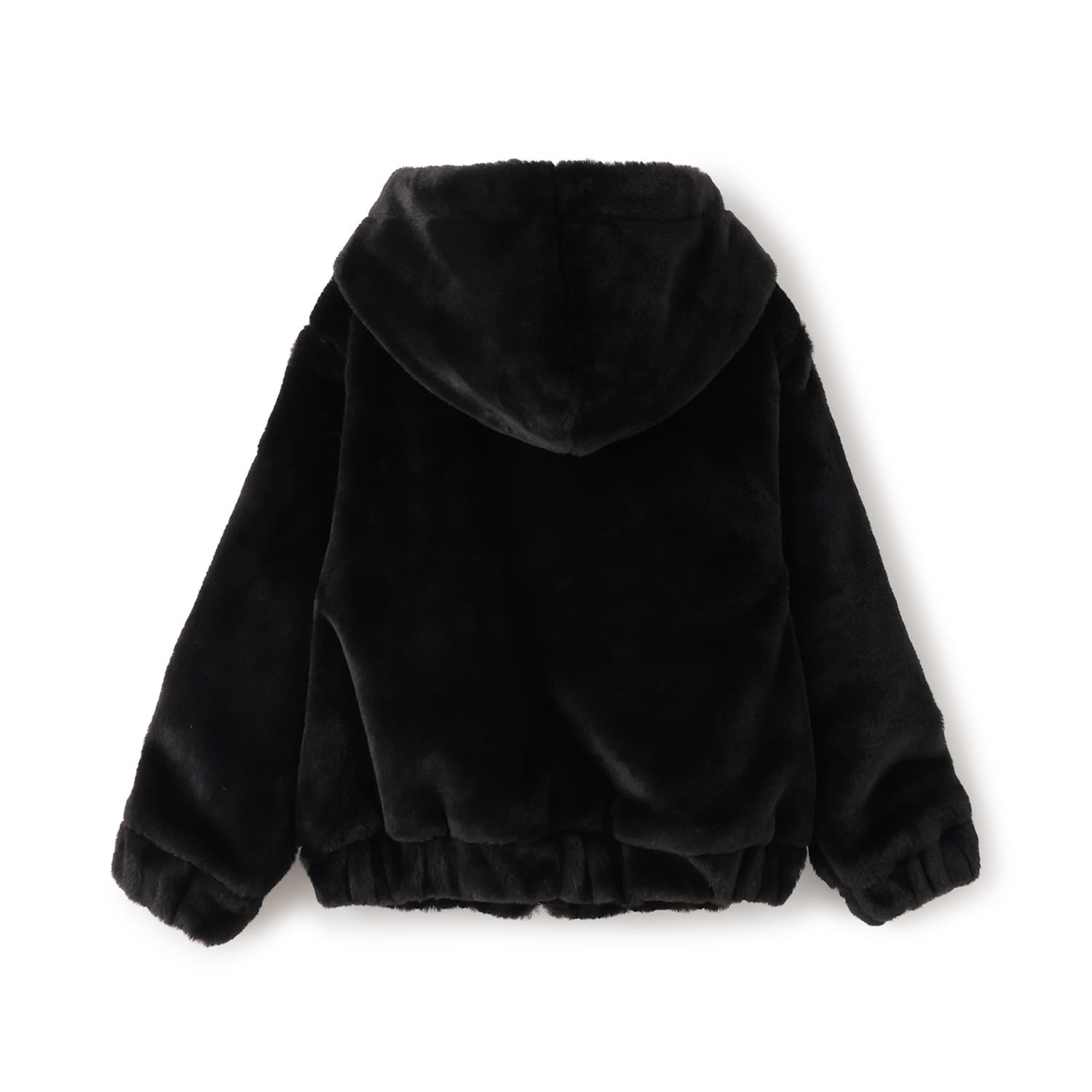 フードつきフェイクファージャケット(110cm 黒): キッズ - ナルミヤ