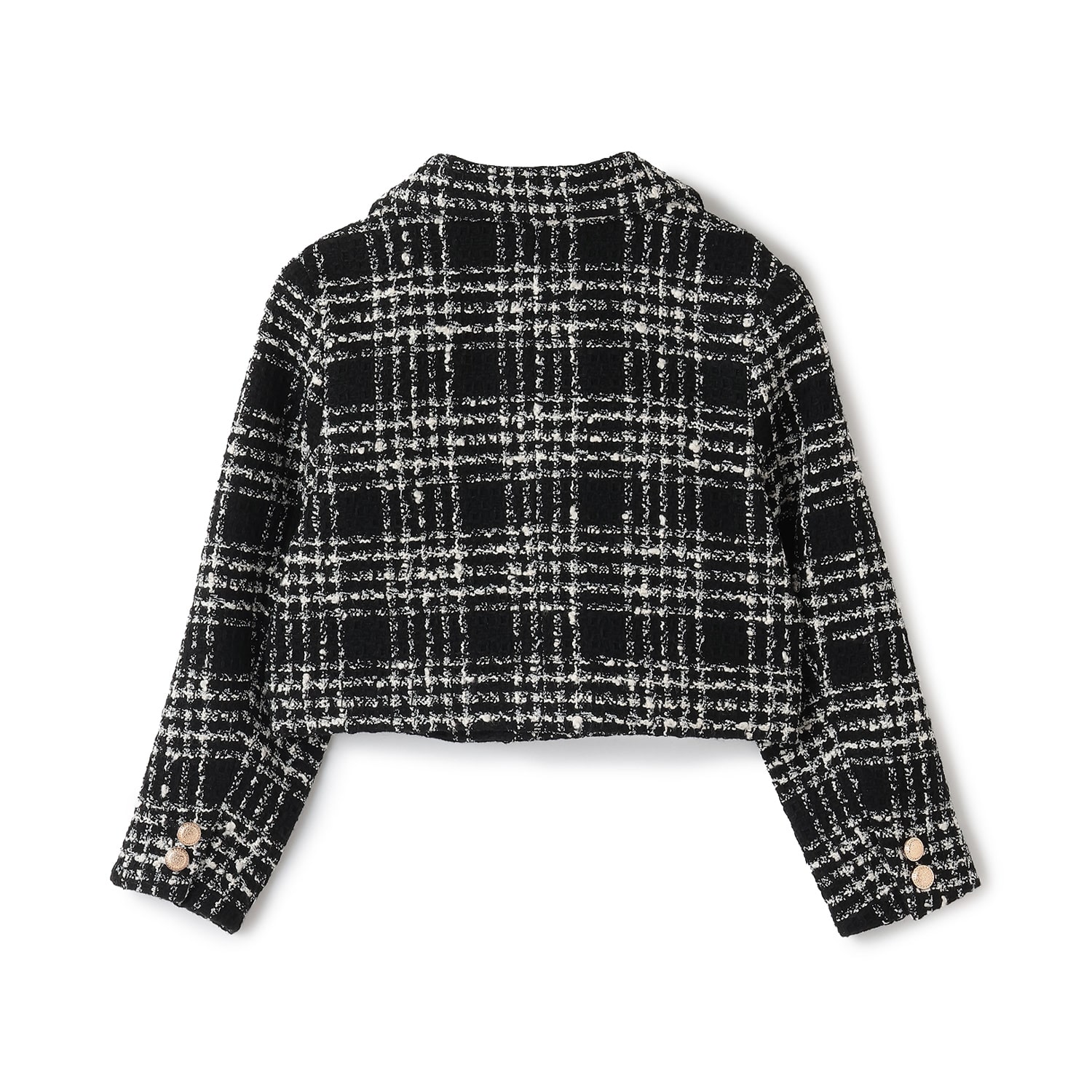 ツイードダブルジャケット(120cm 黒): キッズ - ナルミヤ オンライン