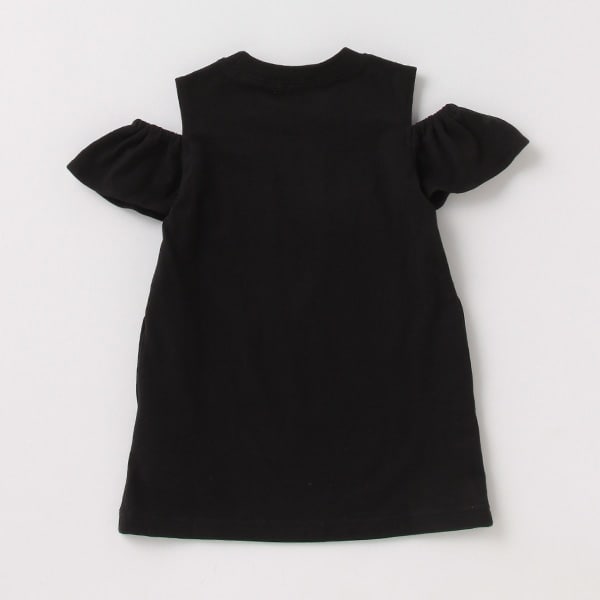 Narumiya Online ナルミヤ オンラインの公式通販サイトカラフルロゴ袖フリル半袖ワンピース 80 白 キッズ