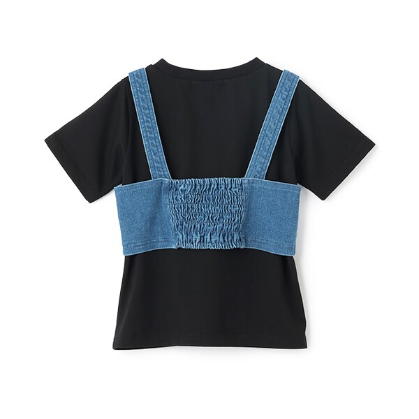 アナスイミニ 150 ビスチェ Tシャツ ワイドパンツ セット mickykids_g225015