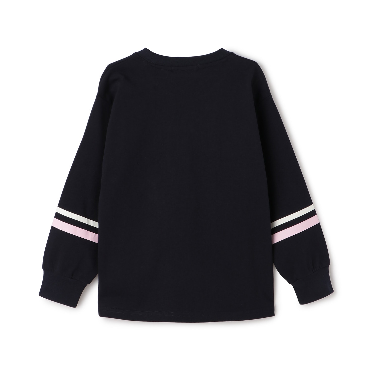 カレッジロゴ長袖Tシャツ(90cm 紺): キッズ - ナルミヤ