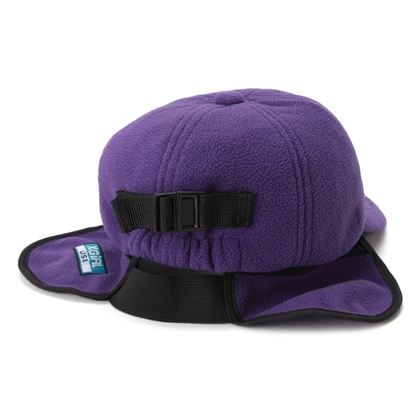 耳当てつきフリースキャップ(S(48-50) パープル): キッズ - ナルミヤ
