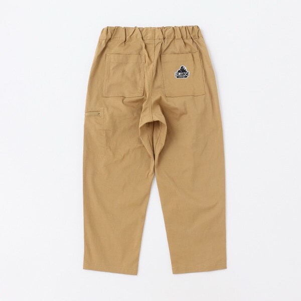 ファスナークラインミングロングパンツ(80cm ベージュ): キッズ