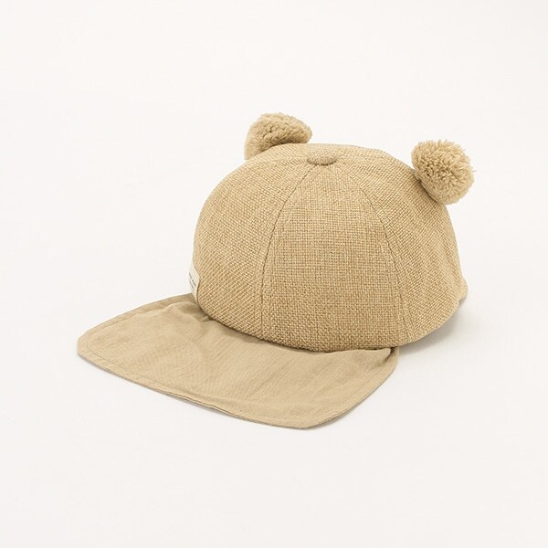 Narumiya Online ナルミヤ オンラインの公式通販サイト耳つきキャップ 46cm アイボリー キッズ