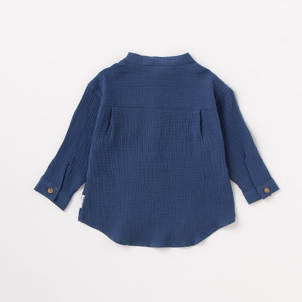 ダブルガーゼシャツ(80cm ブルー): キッズ - ナルミヤ オンライン公式