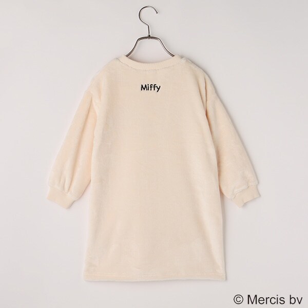 Narumiya Online ナルミヤ オンラインの公式通販サイト Miffy Miffyフェイス刺しゅうボアワンピース 90cm アイボリー キッズ