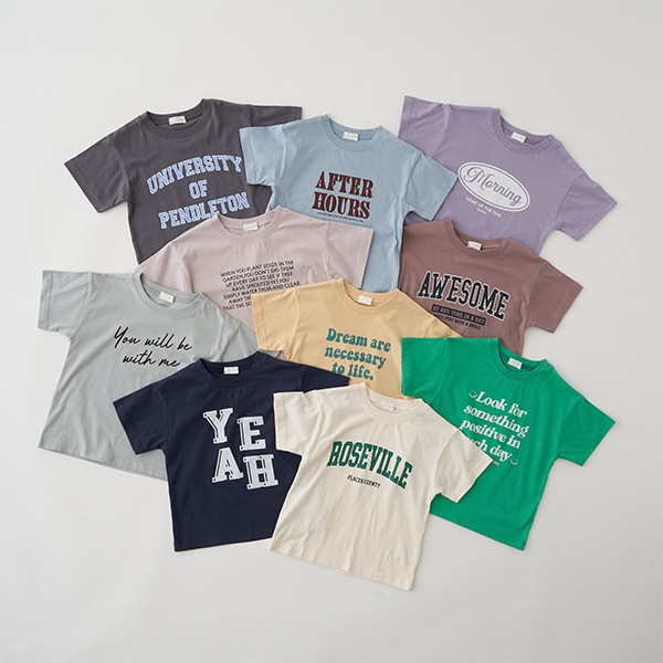 【型崩れしないやわらかコットン】選べる10パターンオリジナルプリントTシャツ
