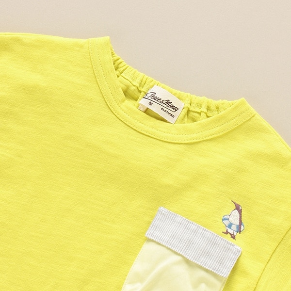 Narumiya Online ナルミヤ オンラインの公式通販サイトwポケットラフtシャツ 80 ライム キッズ