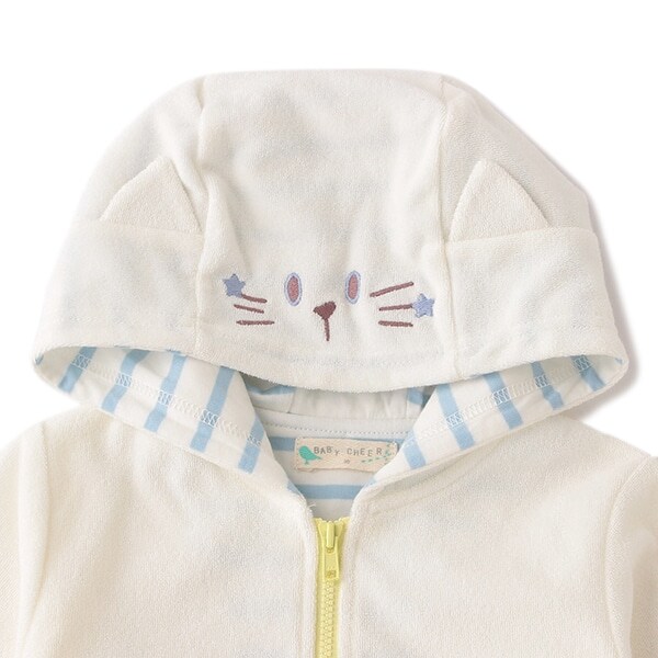 Narumiya Online ナルミヤ オンラインの公式通販サイトアニマルパーカー 80 Ecru キナリ ベビー