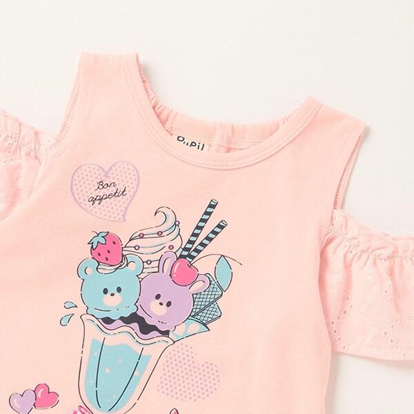 肩開きTシャツ