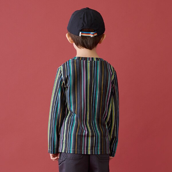 familiar ストライプ長袖Tシャツ 2枚セット familiar ストライプ 長袖 ロンT 120 - メルカリ