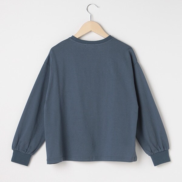専用　新品タグ付ポンポネットジュニア　ネックレスロゴトップス　150㎝ カレッジロゴプードルTシャツ(S(140) 薄ベージュ): ジュニア