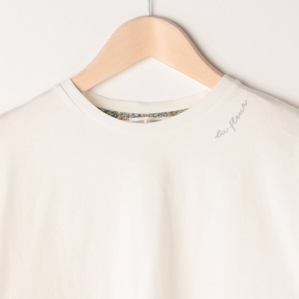 パイピングフレアスリーブTシャツ