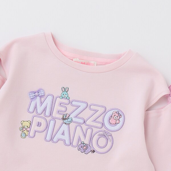ぬいぐるみロゴ　長袖Tシャツ