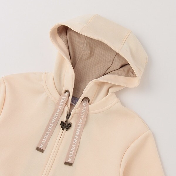 Narumiya Online ナルミヤ オンラインの公式通販サイトダンボール前開きパーカー 1cm アイボリー キッズ